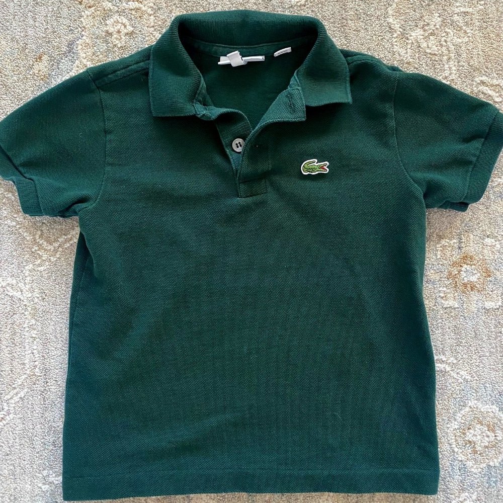 Lacoste Boys Size 5 Polo